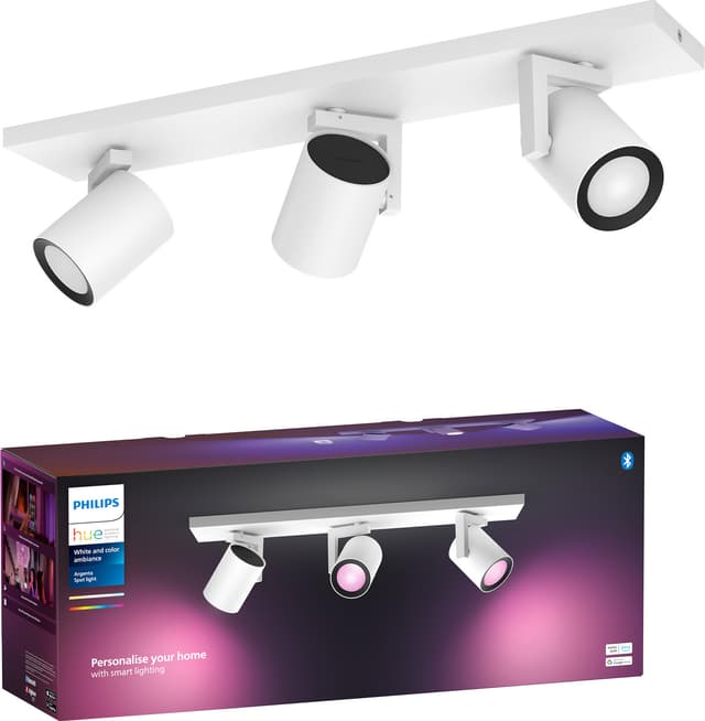 Hue Argenta LED spotlight 3x4.2W GU10