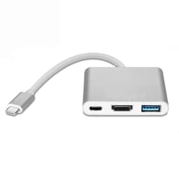 USB-C multiportadapter for USB, USB-C (USB PD), 4K HDMI-kompatibel