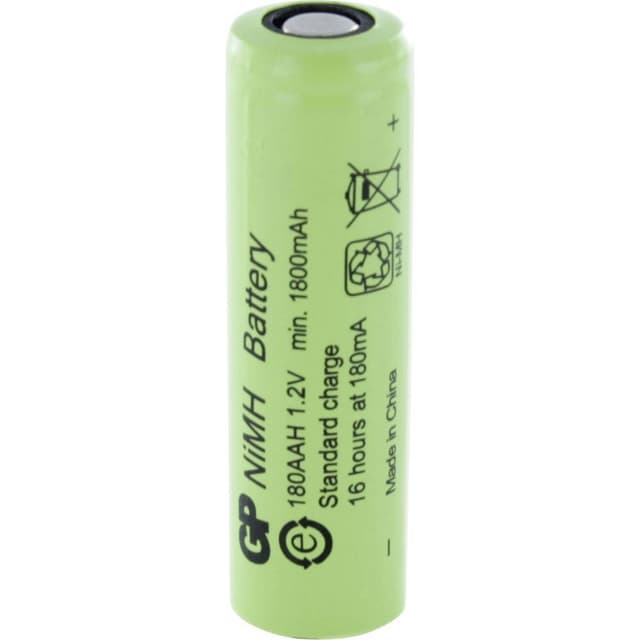 GP GPIND180AAHB Genopladeligt AA-batteri NiMH 1800 mAh