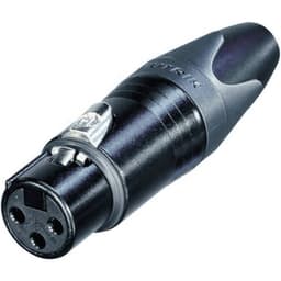 Neutrik NC3FXX-BAG XLR-stik Tilslutning, lige Poltal: 3