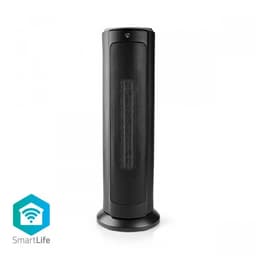 Nedis SmartLife Keramisk PTC Fläktvärmare | Wi-Fi | 2000 W | 3 Värmeinställningar | Svängning | Display | 15 - 35 °C | Android™ / IOS | Svart