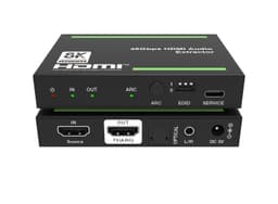 NÖRDIC 8K HDMI 2.1 ARC Extractor - SPDIF + 3,5 mm ekstraktion, HDMI CEC Dolby Digital/DTS, Atmos, Dolby Vision, HDR10+