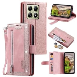 Xiaomi 14T Pro Kuori Vetoketjutaskulla ja 9 Korttipaikalla