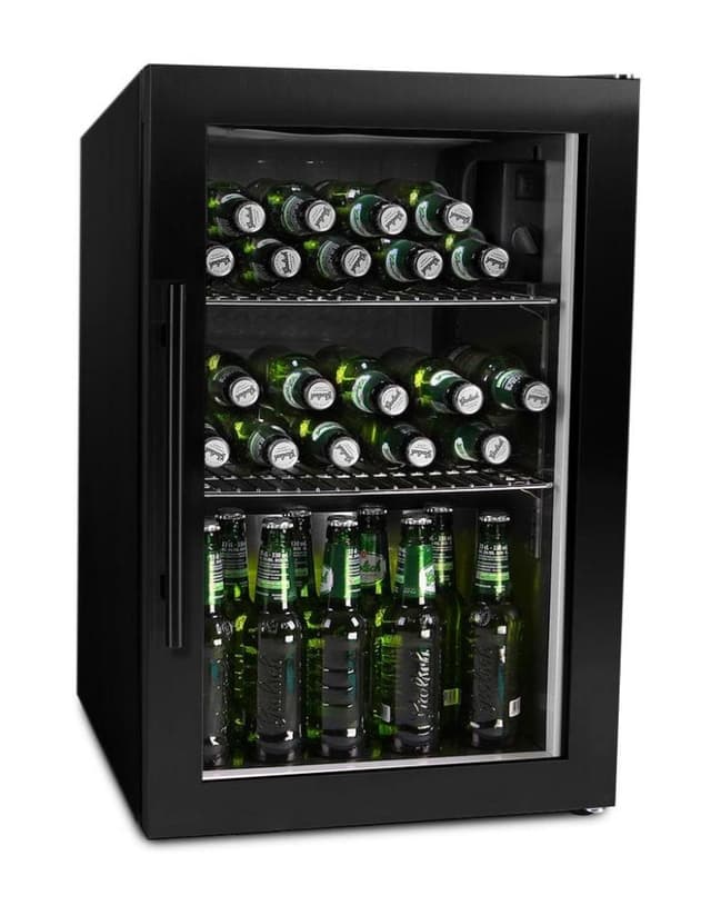 Fritstående ølkøleskab / drikkevarekøler - Arctic Collection 63 liter Sort