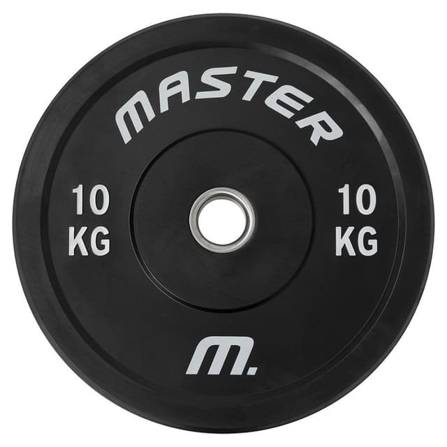 Master Fitness Bumperplate, Viktskivor bumper 10 kg