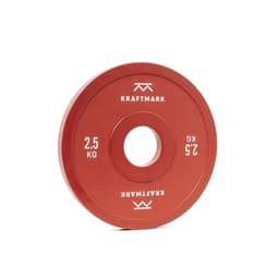 Kraftmark Internationella 50 mm Change Plates, Viktskivor gummerade 2,5 kg