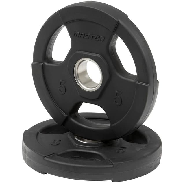 Master Fitness Gummiklädd Skiva Deluxe, Viktskivor gummerade 5 kg