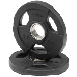 Master Fitness Gummiklädd Skiva Deluxe, Viktskivor gummerade 2,5 kg