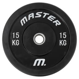 Master Fitness Bumperplate, Viktskivor bumper 15 kg