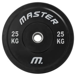 Master Fitness Bumperplate, Viktskivor bumper 25 kg