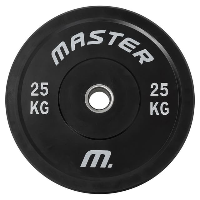 Master Fitness Bumperplate, Viktskivor bumper 25 kg
