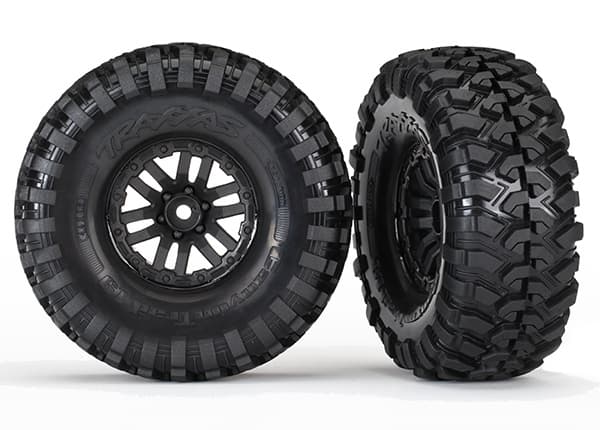 TRX-8272 Tires & Wheels Canyon Trail/TRX-4 Black