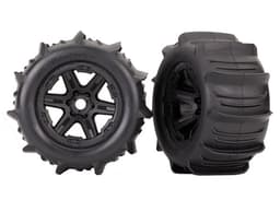 TRX-8674 Tires & Wheels Paddle 3.8inch 17mm (2)