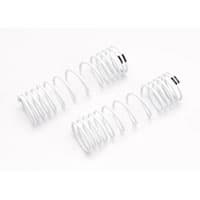 TRX-6858 Springs, rear (white) (progressive rate)