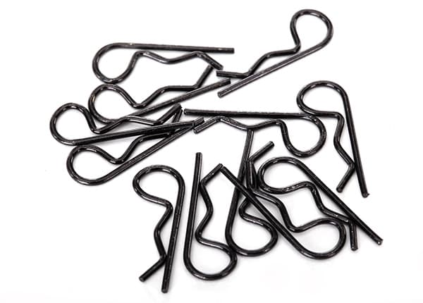 TRX-1834A Body Clips Traxxas 12stk. Sort