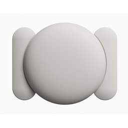 Magnetisk silikonbeskyttelsesdeksel for AirTags Hvit