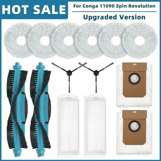 Tillbehör till Cecotec Conga 11090 Spin Revolution robotdammsugare