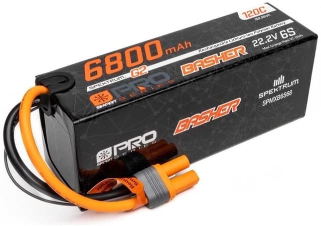 6s  6800mAh - 120C - Spektrum Basher LiPo G2 IC5