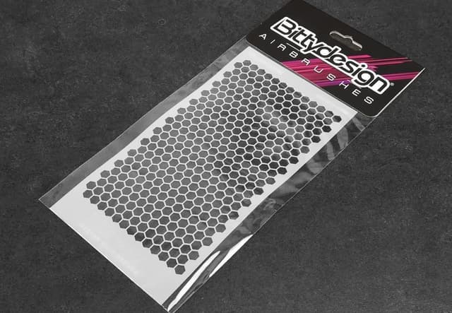 Bittydesign Stensil - Honeycomb V1 Small
