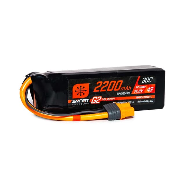 4s  2200mAh - 30C - Spektrum LiPo G2 IC3