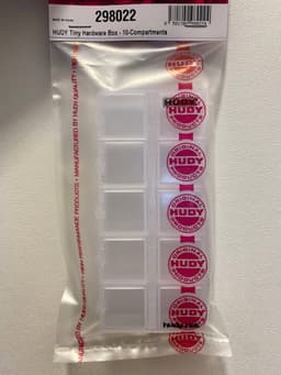 HUDY Tiny Hardware Box - 10 Compartments