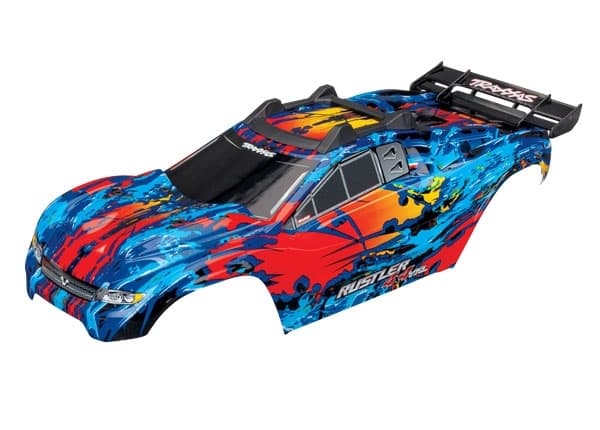 TRX-6717R Body Rustler 4x4 Red