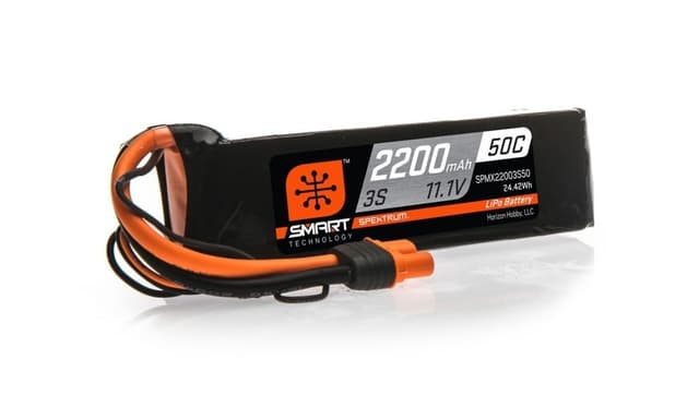 3s  2200mAh - 50C - Spektrum LiPo IC3