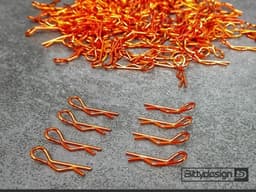 Bittydesign Karosseriklips 1/10 - Oransje