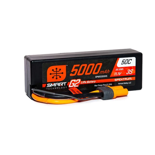 3s  5000mAh - 50C - Spektrum LiPo HC G2 IC5