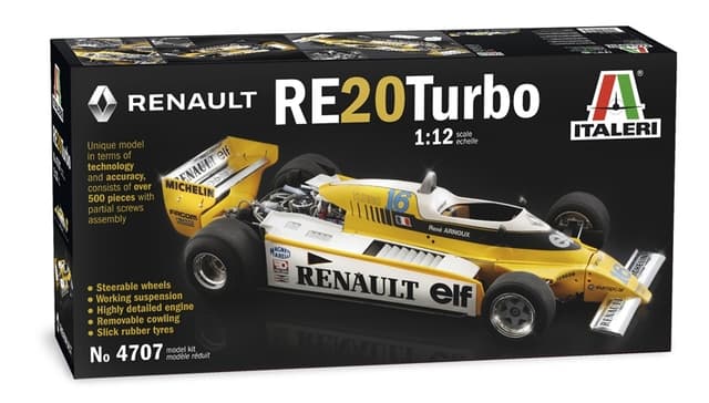 ITALERI 1:12 - Renault RE20 Turbo F1