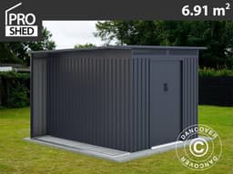 Redskabsskur m/udhæng, 2,57x2,69x1,87m ProShed®, Antrac