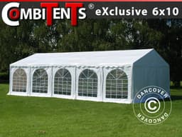 Partytelt, Exclusive CombiTents® 6x10m, 3-i-1, Hvid
