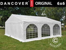 Partytelt Original 6x6m PVC, Hvid