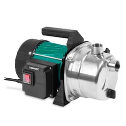 VONROC Havepumpe / Vandpumpe - 1000W – 3500 l/t – Effektiv Vanding af Have og Græsplæne | Max højde 44mtr.