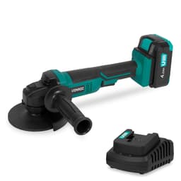 VONROC Batteridriven vinkelslip - Ø125mm | Inkl. 4.0Ah Batteri och snabbladdare