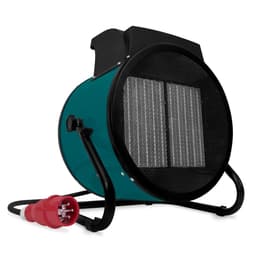VONROC Varmeblæser - 9000W -  CEE - Trefaset strøm 400V |  80m2 - Keramisk | Grøn