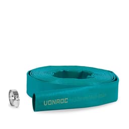 VONROC Platt dräneringsslang för dränkbara pumpar – 10m x 32mm | Universal