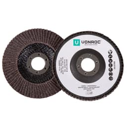 VONROC Lamellslipskiva 115mm – 2st | P40 och P60 – Universal
