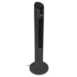 VONROC Ventilator - Tårnventilator - 110 cm | Luksus - Stilren | 3 Hastiger, Svingfunktion, Timer | Sort | Inkl. Fjernbetjening.