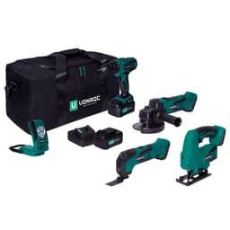 VONROC Værktøjssæt VPower 20V - 4.0Ah | inkl. 2 batterier og oplader