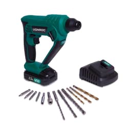 VONROC Borehammer 20V - Pneumatisk - 1.3 Joule | Inkl. 2.0Ah akku og oplader