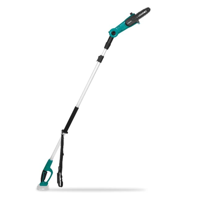 VONROC Teleskopisk motorsåg 20V – 200 upp till 260cm | Exkl. Batteri och snabbladdare