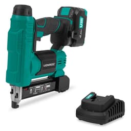 VONROC Häft/spikpistol 20V – 4.0Ah | Inkl. Batteri och snabbladdare