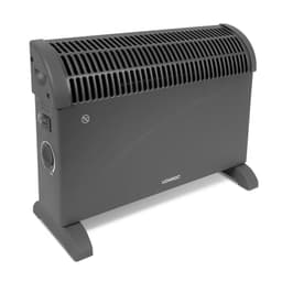 VONROC Radiator - Elradiator - 2000W | Til rum op til 24m2 | Justerbar termostat - lydsvag | Grå