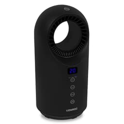 VONROC Varmeblæser - Ventilator - 1500W | 15m2 - keramisk - svingfunktion  | LED | Sort | Inkl. Fjernbetjening