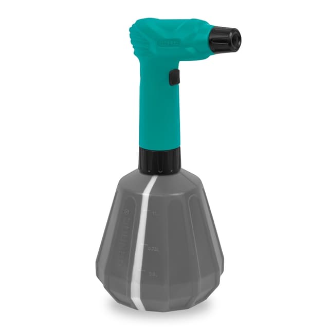 VONROC Elektrisk sprayflaska - 1 liter - 4V - lämplig för bevattning, bekämpning för ogräs, rengöring och bilvård - Inkl. USB-C-kabel
