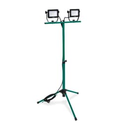VONROC LED arbetslampa 2x 20W – Justerbart stativ | Roterbart och vinklingsbart