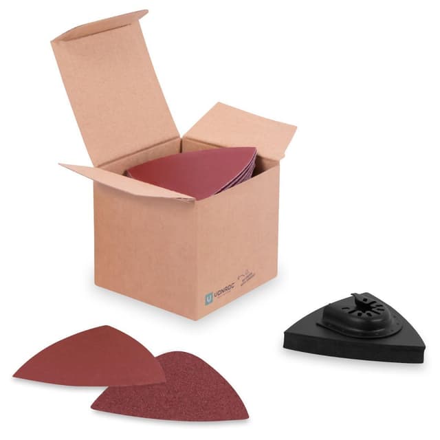 VONROC Slippapper & stödplatta delta | 80/82mm – 50st