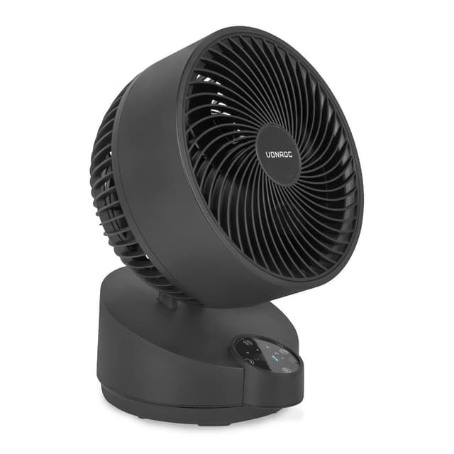VONROC BREEZE Bordventilator - lydsvag - sort | Inkl. fjernbetjening