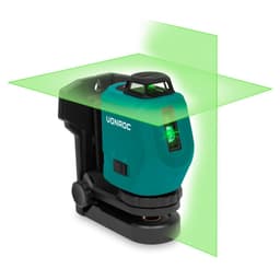 VONROC 360° Laser - Rotationslaser 4V - grøn - selvnivellerende - 40 meter rækkevidde | Inkl. USB-C oplader